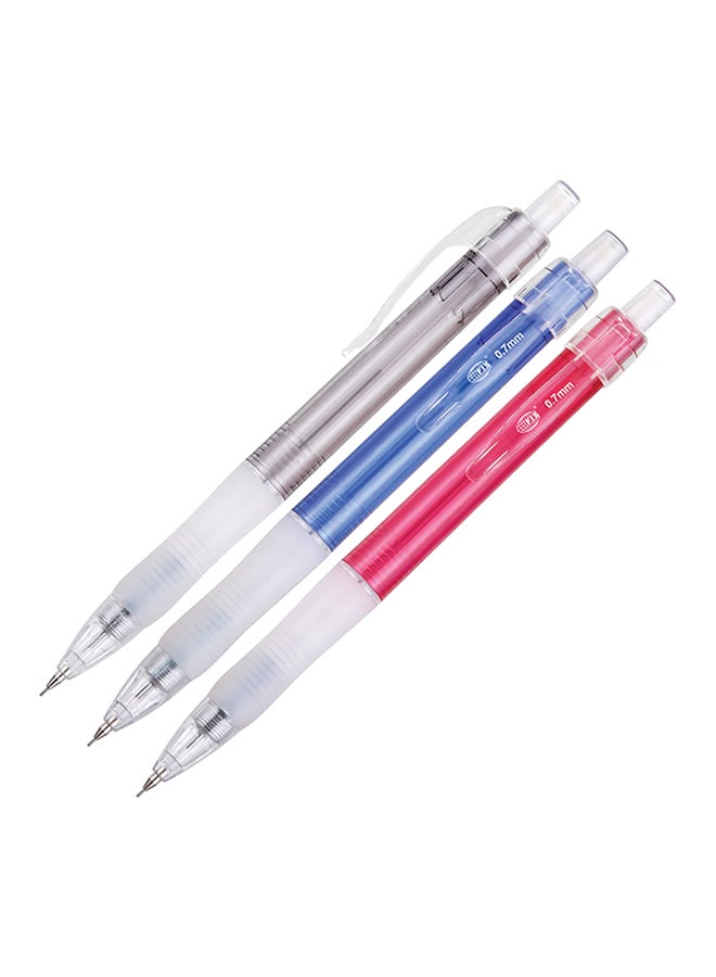 إف اي أس  طقم أقلام الرصاص الميكانيكية مكوّن من 36 قطعة أحمر / أزرق / أسود - Image 2