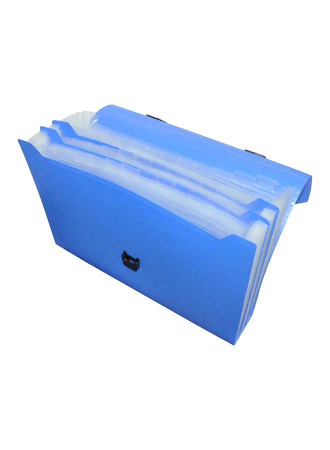 FIS 36-Pocket Expanding Files Blue/Black  - Image 2