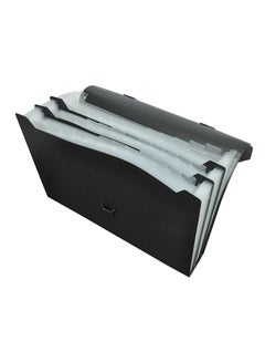 FIS 36-Pocket Plastic Expanding File Black  - Image 2