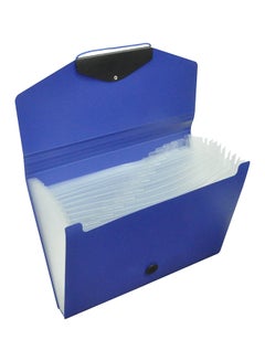 FIS 13-Pocket Expanding Files Blue/Black  - Image 2