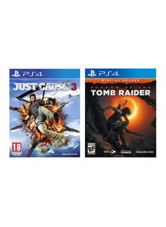 Shadow Of The Tomb Raider And Just Cause 3 (Intl Version) - adventure - playstation_4_ps4