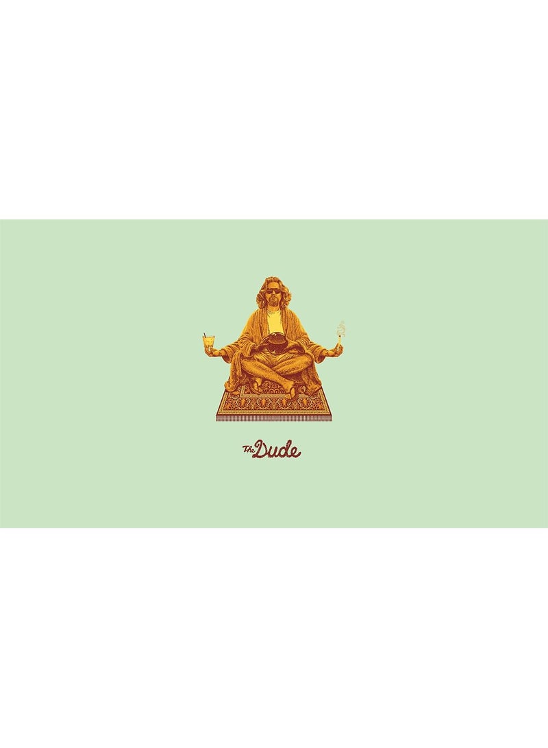ملصق جداري تحمل عبارة "The Dude" متعدد الألوان 50x28x3.5سم - Image 1