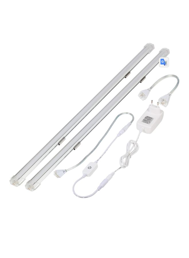 2-Piece LED Touch Sensor Bar Light Warm White 50centimeter - Image 1