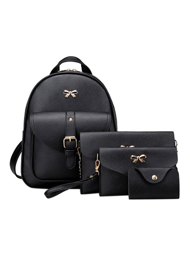 4-Piece Composite Backpack Black  - Image 1