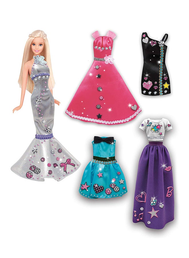 Tara Toys - 150-Piece Barbie Be A Fashion Designer Doll Dress Up Kit - Image 1