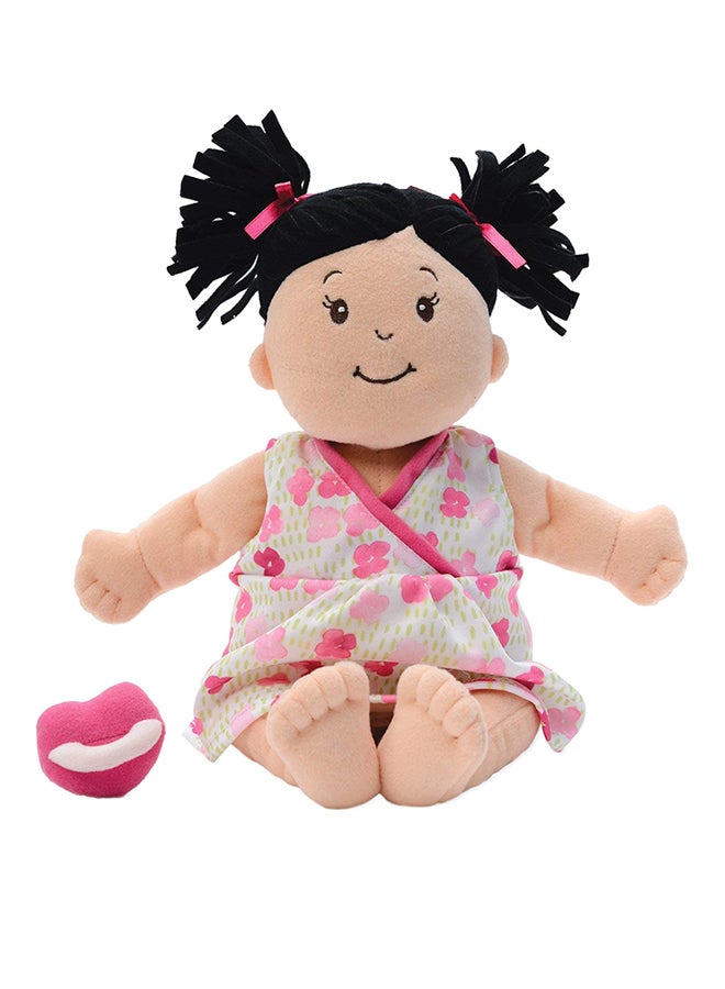 Manhattan Toy - Baby Stella Brunette Soft First Baby Doll 15inch - Image 1