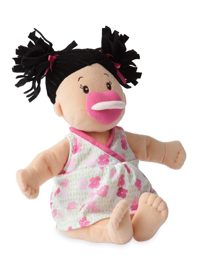 Manhattan Toy - Baby Stella Brunette Soft First Baby Doll 15inch - Image 1