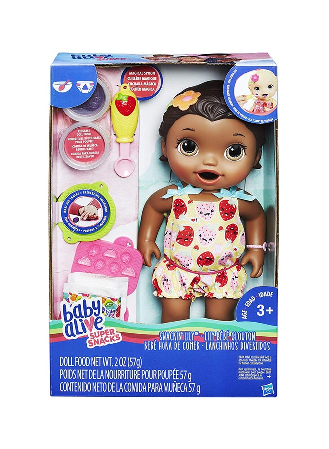 Baby Alive Super Snacks Snackin' Lily Baby Doll - Image 1