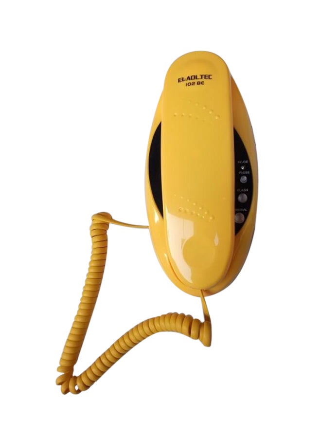 EL-Adl.Tec Corded Telephone Yellow/Black 