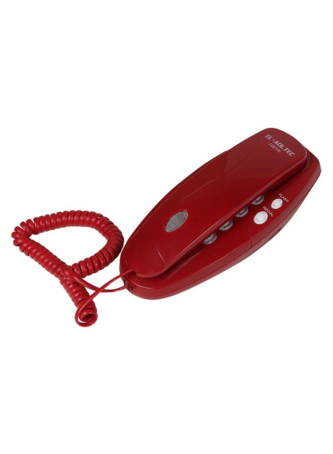EL-Adl.Tec Corded Telephone Red 