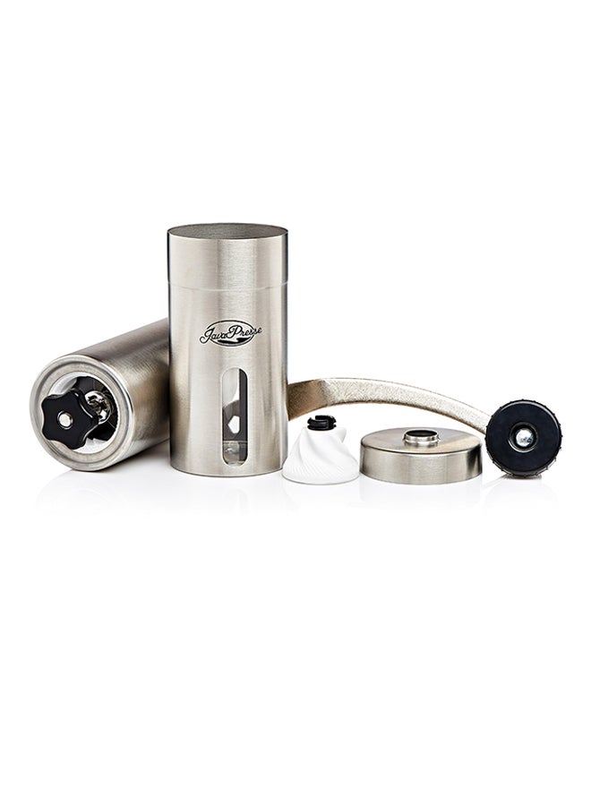 milaya Portable Stainless Steel Manual Coffee Bean Hand Grinders Silver 1kg - Image 2