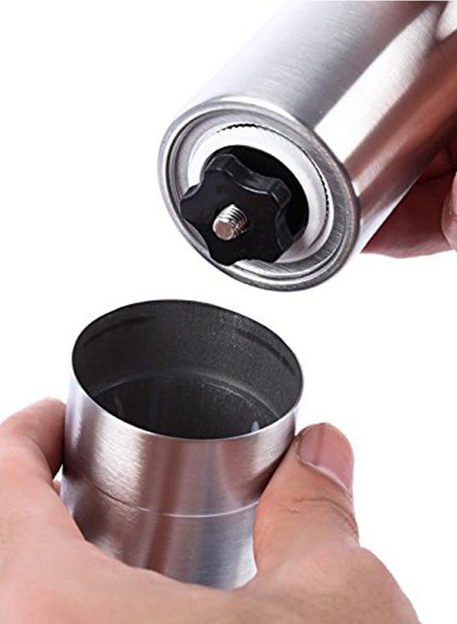 milaya Portable Stainless Steel Manual Coffee Bean Hand Grinders Silver 1kg - Image 3