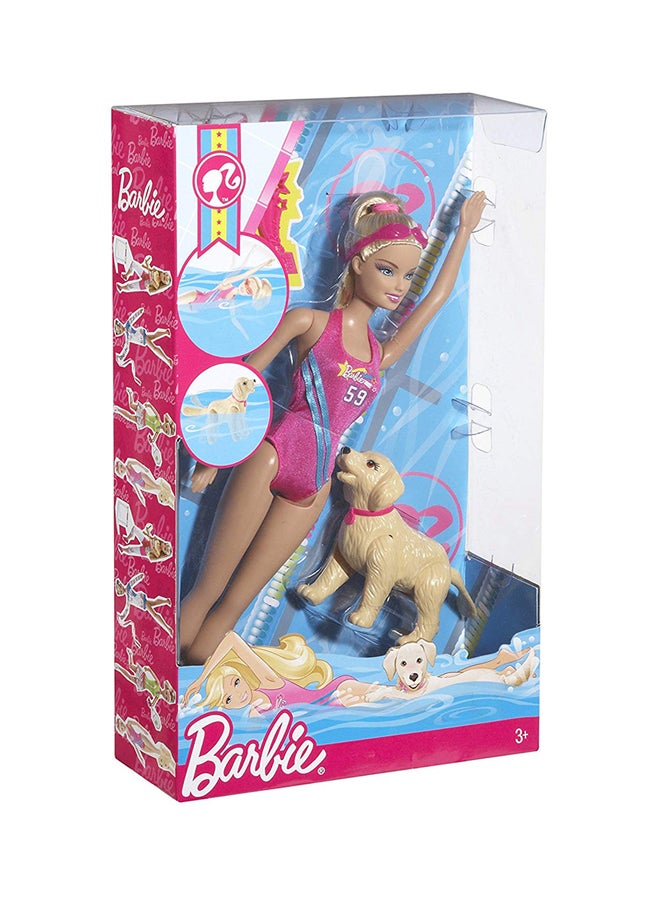 Barbie - Swimmer Fashion Doll - Image 1