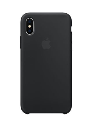 Silicone Case Cover For Apple iPhone Xs Black - v1539162131/N18793745A_1