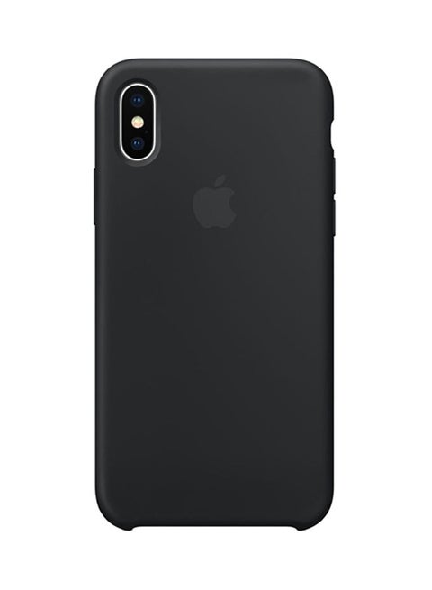 Silicone Case Cover For Apple iPhone Xs Black
