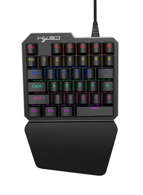 J100 One-handed Mechanical Keyboard Black