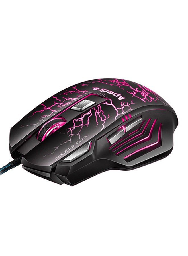 A7 Wired Gaming Mouse Black/Red - Image 3