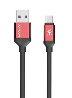 كابل باور لاين+ من USB-C إلى USB 3.0 أسود/أحمر