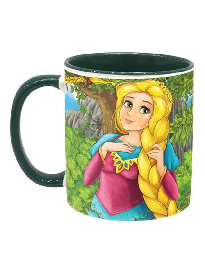 إمبريس كوب قهوة مطبوع عليه رسمة أميرة خيالية متعدد الألوان