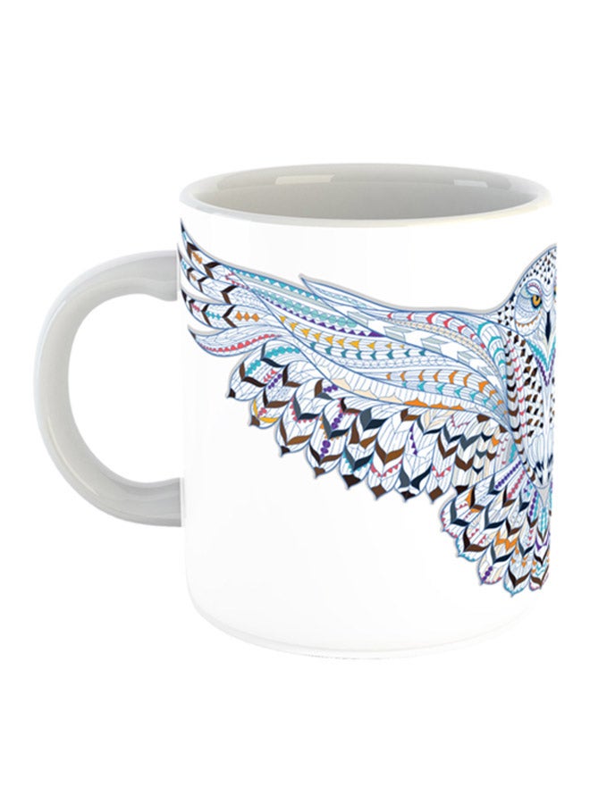Impress - Owl Print Coffee Mug Multicolour - Image 1