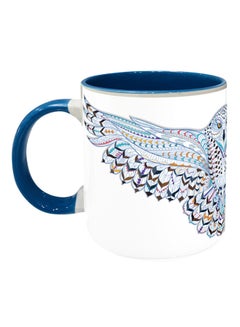 Impress Owl Print Coffee Mug Multicolour 