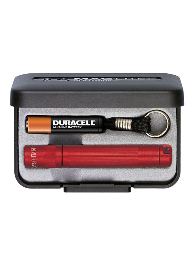 MAGLITE - Solitaire Incandescent Torch Red 36x21x08inch - Image 1