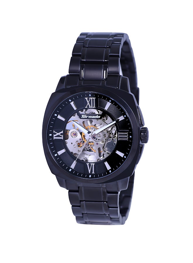 TORNADO Men's Stainless Steel Analog Watch T7316-BBBBW