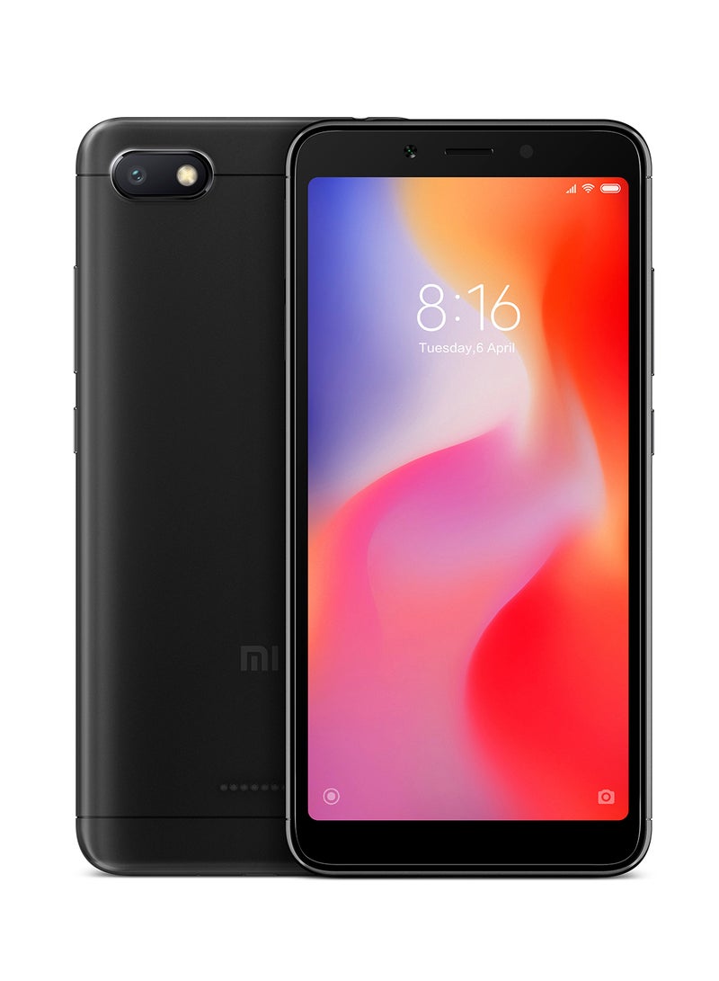Redmi 6A Dual SIM Black 16GB 2GB RAM 4G LTE