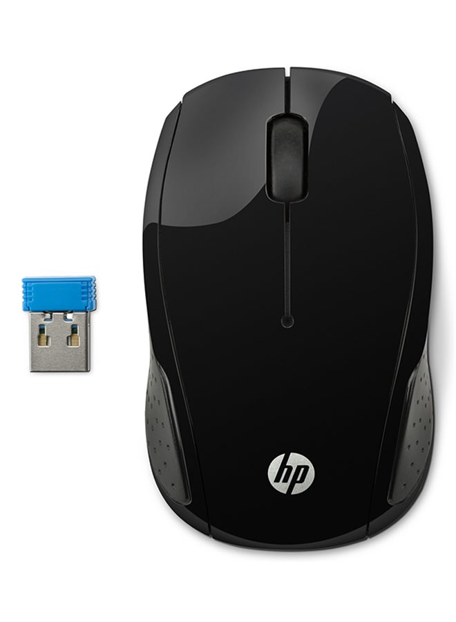 HP - Classic Backpack For 15.6-Inch Laptop With Wireless Mouse 200 Black - Image 1