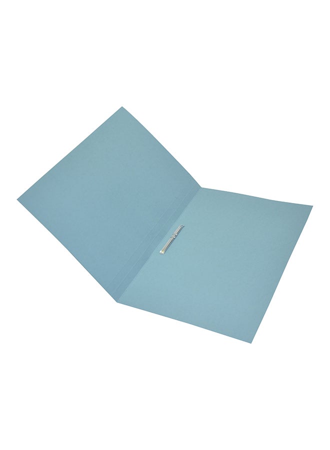 50-Piece Square Cut Folders With Fastener Set Blue