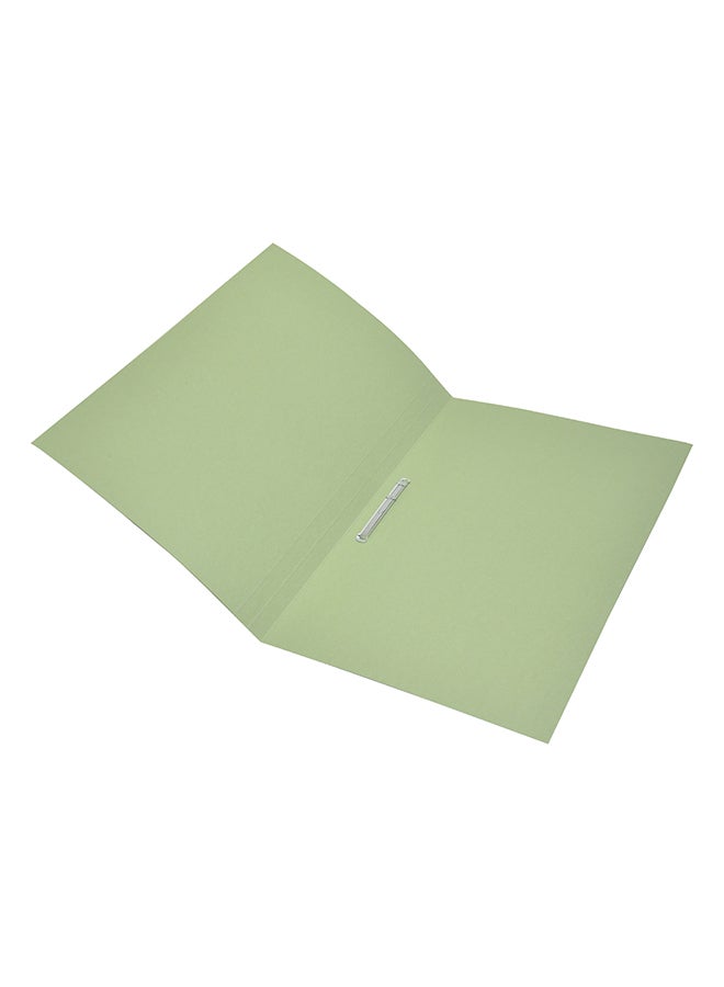 FIS - 50-Piece Square Cut Folders With Fastener Set Green - Image 1