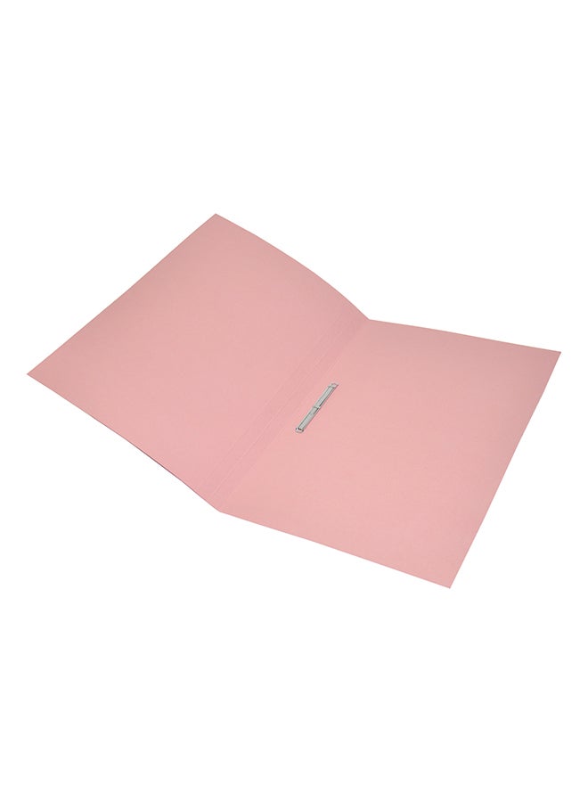FIS 50-Piece Square Cut Folders With Fastener Set Pink - Image 2