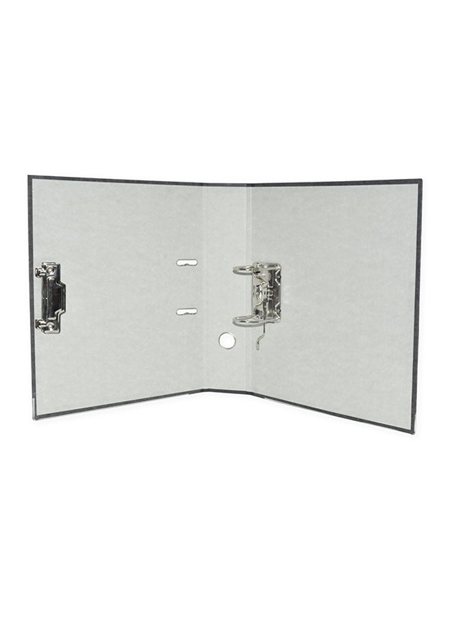 FIS Lever Arch File Folder With Slide-In Plate Black - Image 2