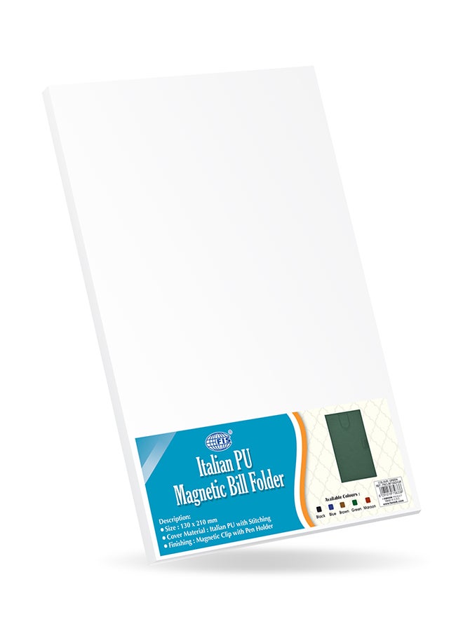 FIS Bill Folder With Pen Holder Green - Image 2