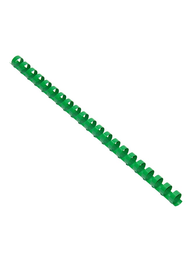 FIS 100-Piece Plastic Binding Rings Green - Image 2