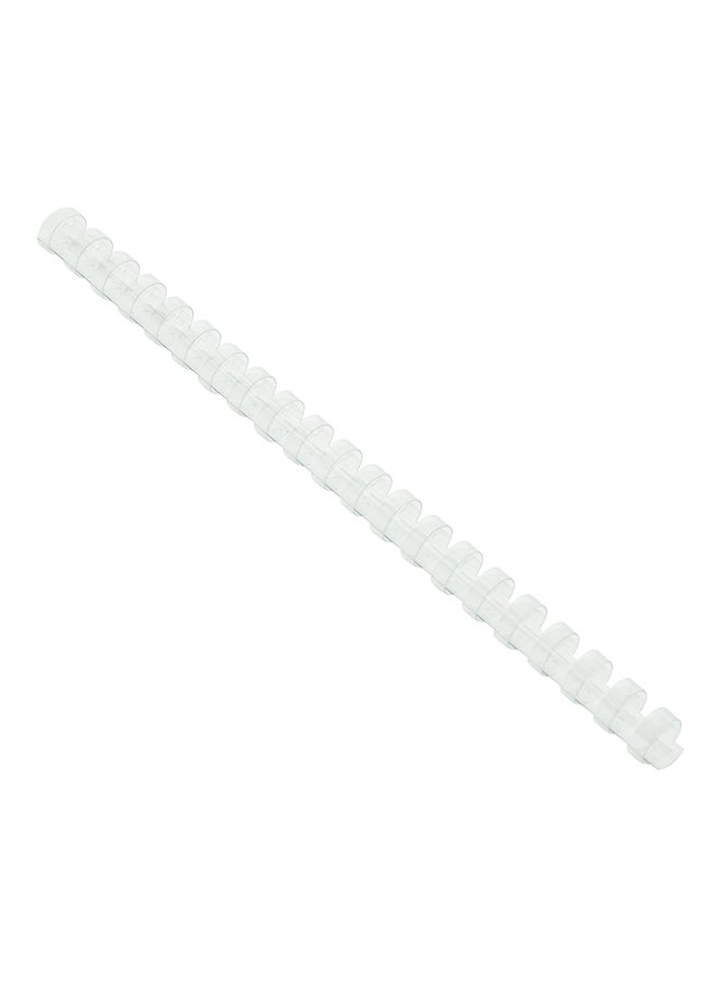 FIS 100-Piece Plastic Binding Rings Clear  - Image 2