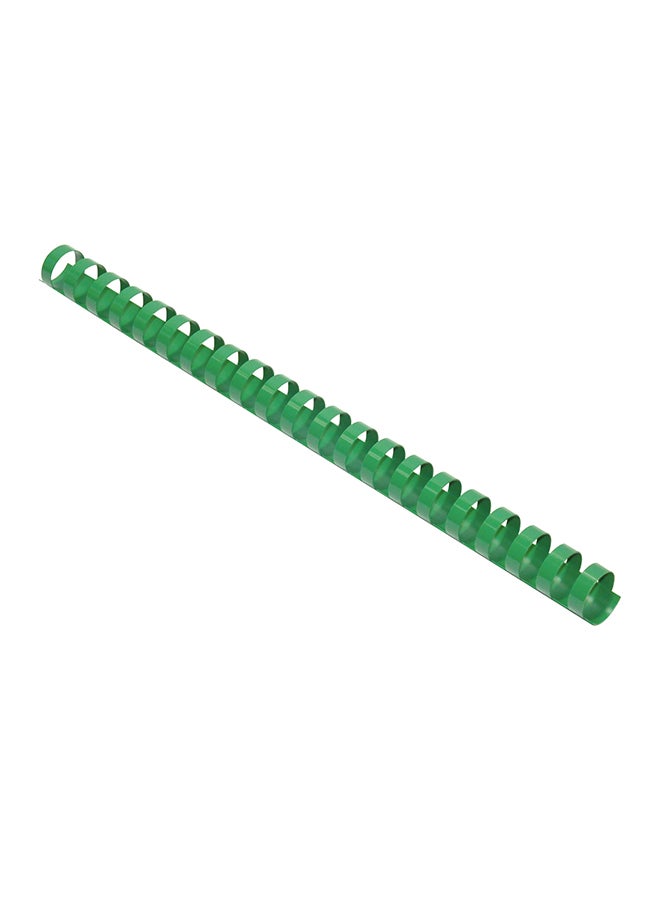 FIS 50-Piece Plastic Binding Rings Green - Image 2