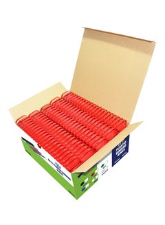 FIS 50-Piece Plastic Binding Rings Red  - Image 1