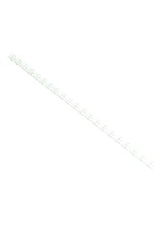 FIS 100-Piece A4 Plastic Binding Rings Clear  - Image 2