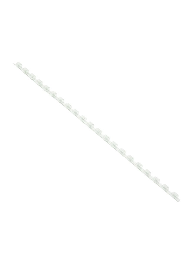 FIS 100-Piece Plastic Binding Rings Clear - Image 2