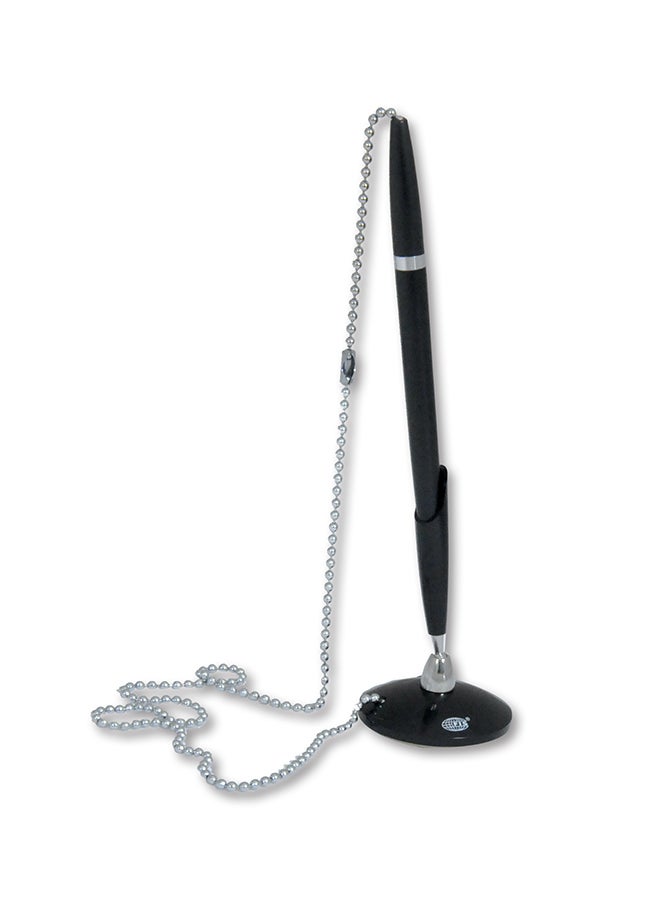 إف اي أس  قلم طاولة مصنوع من البلاستيك أسود/فضي - Image 1