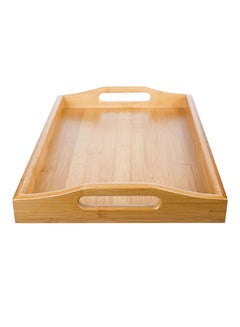 MYLIFEUNIT Bamboo Servicing Tray Brown 12.7inch  - Image 3