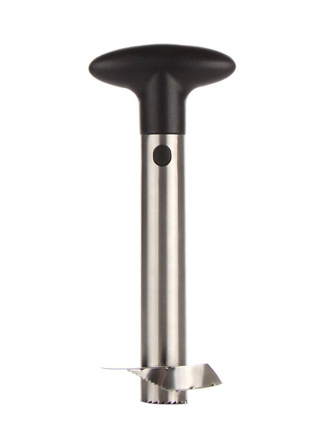 MYLIFEUNIT Stainless Steel Fruit Slicer and Corer Black/Silver 20cm - Image 1