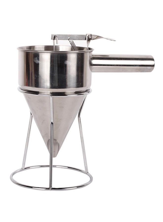 MYLIFEUNIT - Stainless Steel Pancake Batter Dispenser Silver 24cm - Image 1