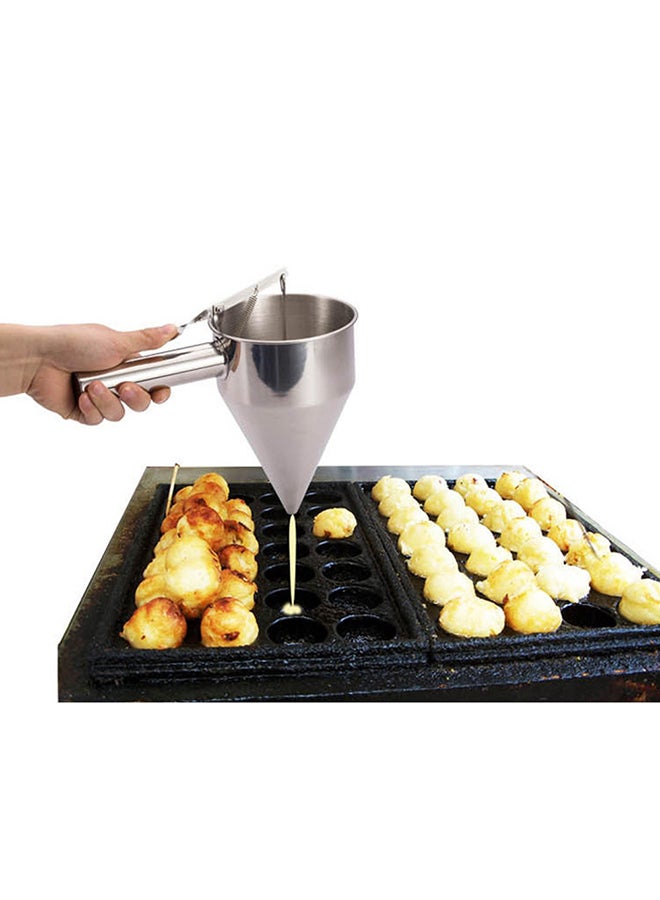 MYLIFEUNIT - Stainless Steel Pancake Batter Dispenser Silver 24cm - Image 1
