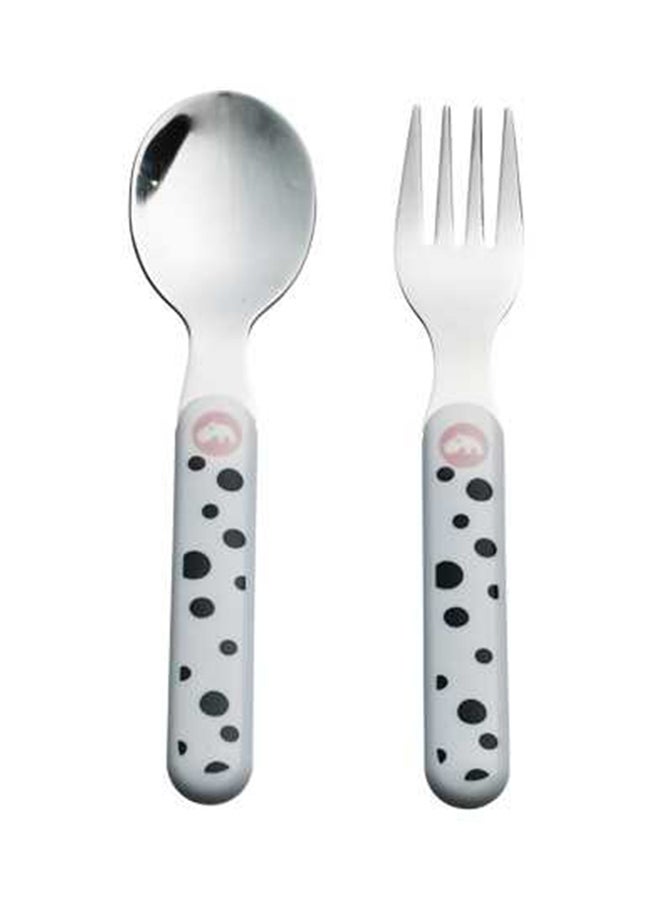 Happy Dots Spoon And Fork Set