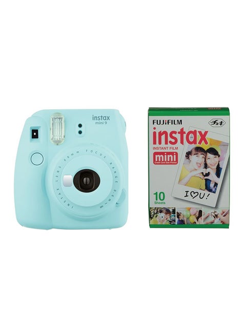 Instax Mini 9 Instant Film Camera With 10 Film Sheets
