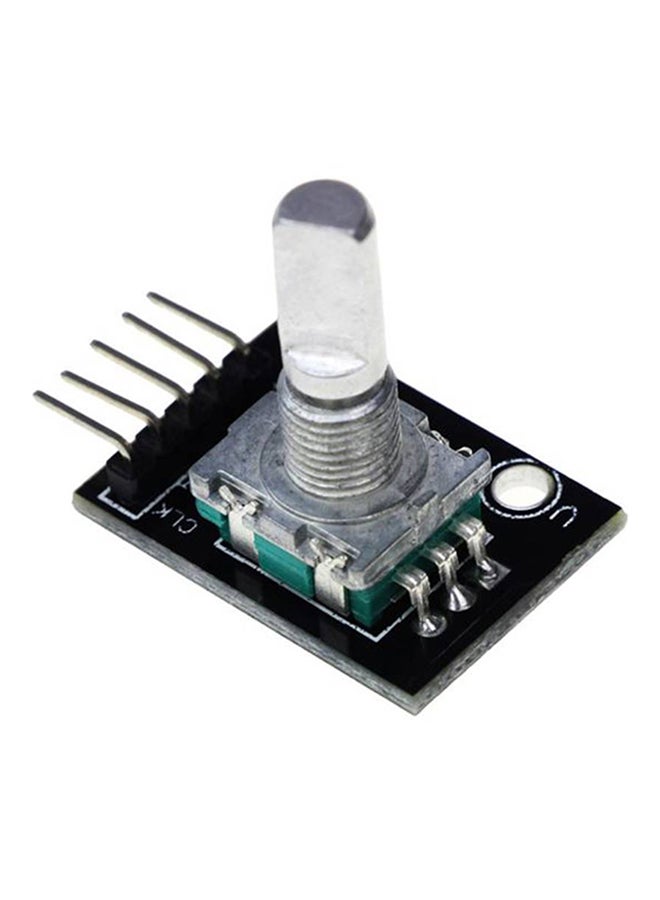 2-Piece 360 Degrees Rotary Encoder Module For Arduino Brick Sensor Black