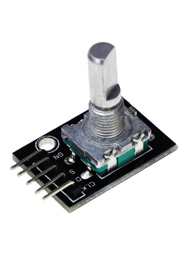 2-Piece 360 Degrees Rotary Encoder Module For Arduino Brick Sensor Black