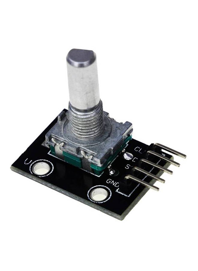 2-Piece 360 Degrees Rotary Encoder Module For Arduino Brick Sensor Black